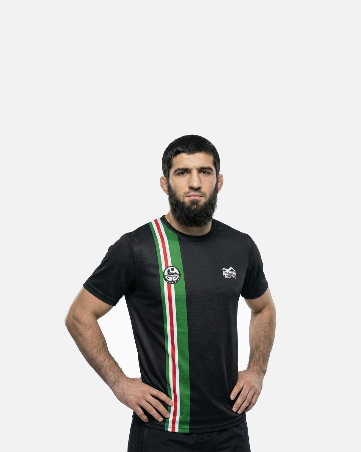 Phantom Athletics T-Shirt EVO+ Team Chechnya - Schwarz/Grün