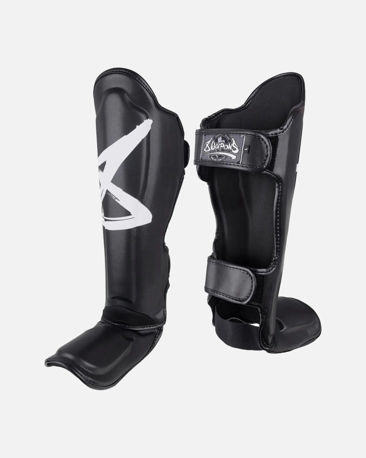 8 WEAPONS Schienbeinschoner BIG 8 Premium Shin Guards - Schwarz