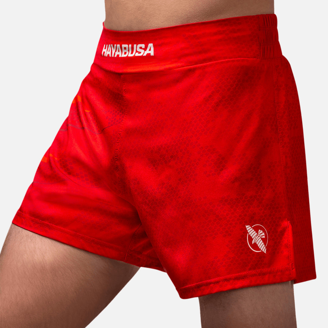 Hayabusa Muay Thai Shorts Arrow - Rot