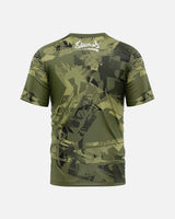 8 WEAPONS T-Shirt Funktional Hit 2.0 - Oliv/Schwarz