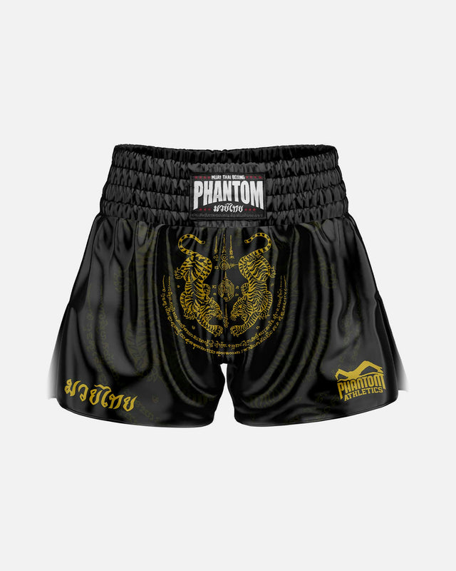 Phantom Athletics Muay Thai Shorts Sak Yant - Schwarz/Gold