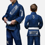Hayabusa BJJ Gi Ascend Kinder - Marineblau