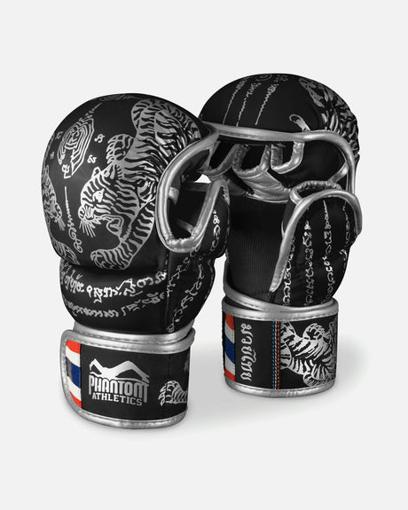 Phantom Athletics MMA Handschoenen Sparring Muay Thai - Zwart/Zilver