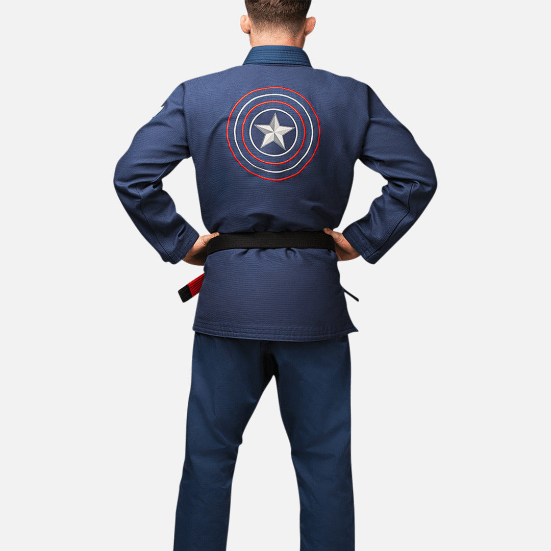 Marvel BJJ Gi Captain America - Blau