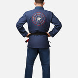 Marvel BJJ Gi Captain America - Blau