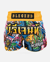 Blegend Muay Thai Shorts Legend 3 - Gelb