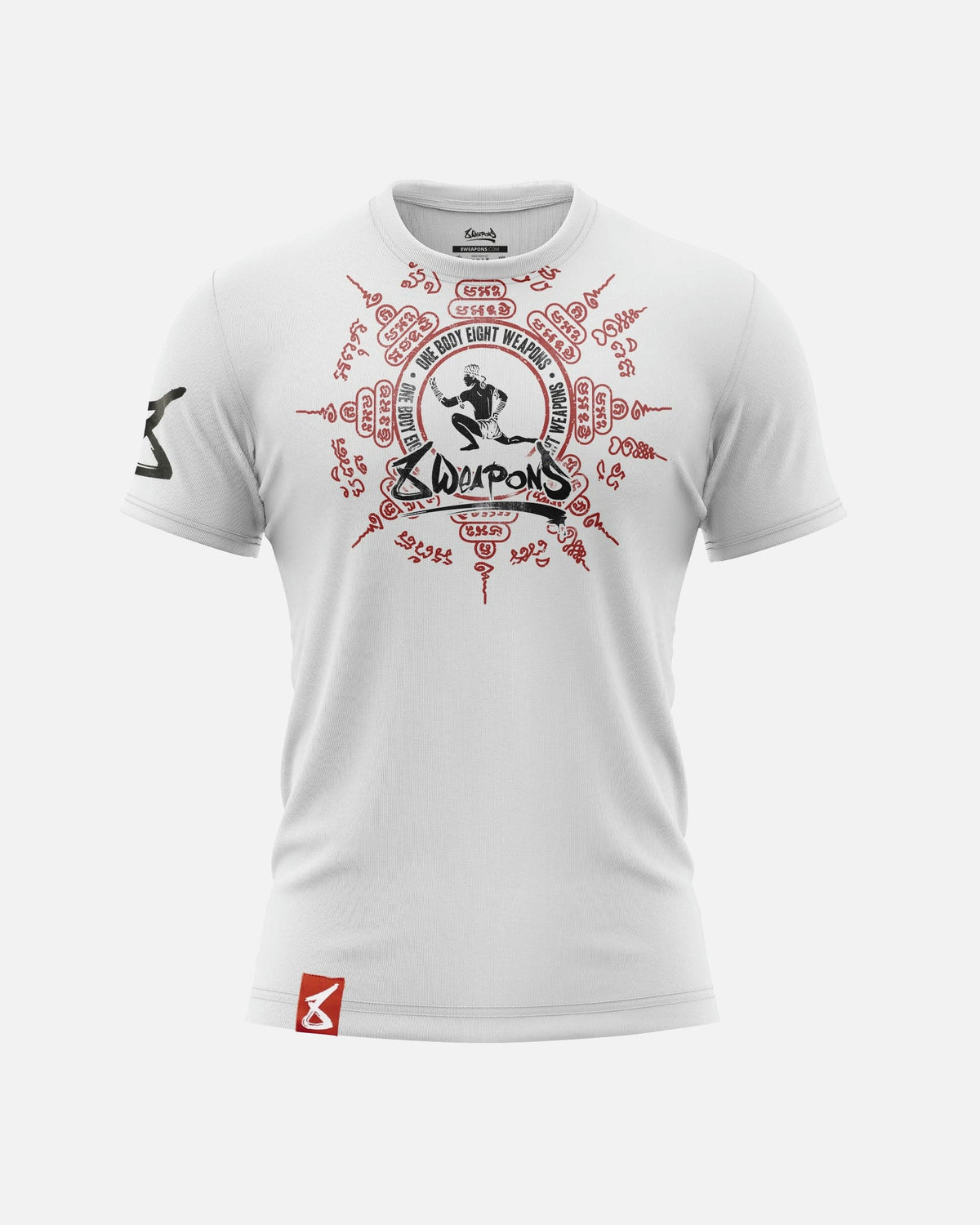 8 WEAPONS T-Shirt Eight Ways Yant - Weiß