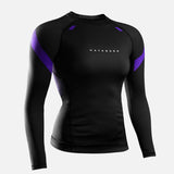 Hayabusa Rashguard Pro Ranked Lange Ärmel Damen - Lila