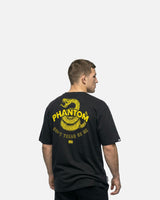 Phantom Athletics T-Shirt DON'T TREAD ON ME - Schwarz/Gelb