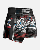 8 WEAPONS Muay Thai Shorts Cut Like A Blade 2.0 - Schwarz