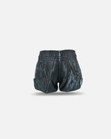 King Pro Boxing Muay Thai Shorts Hexagon 1 Kinder - Schwarz