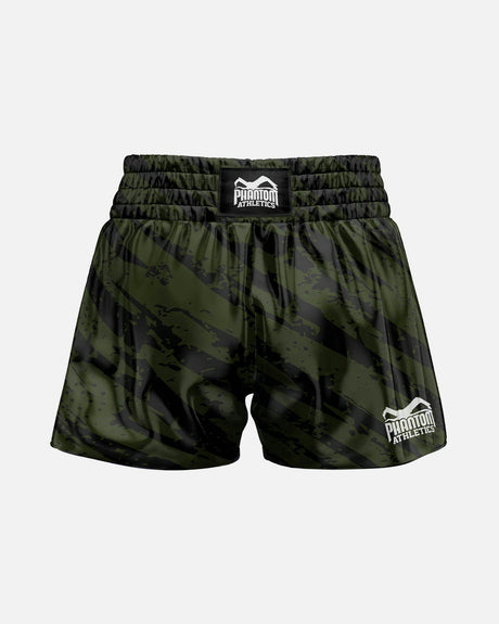 Phantom Athletics Muay Thai Shorts Tiger Camo - Legergroen