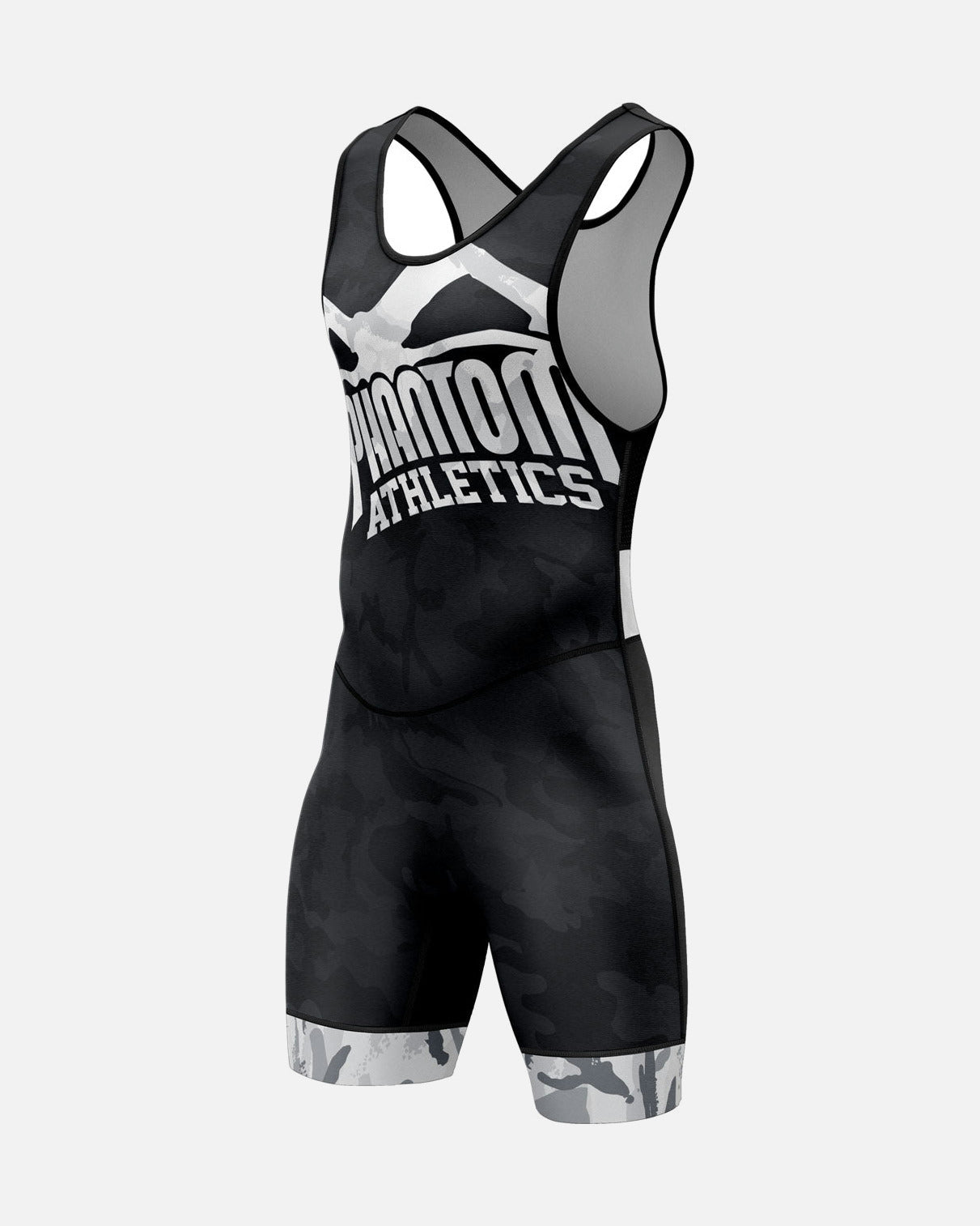 Phantom Athletics Ringersinglet Warfare - Schwarz/Urban Camo