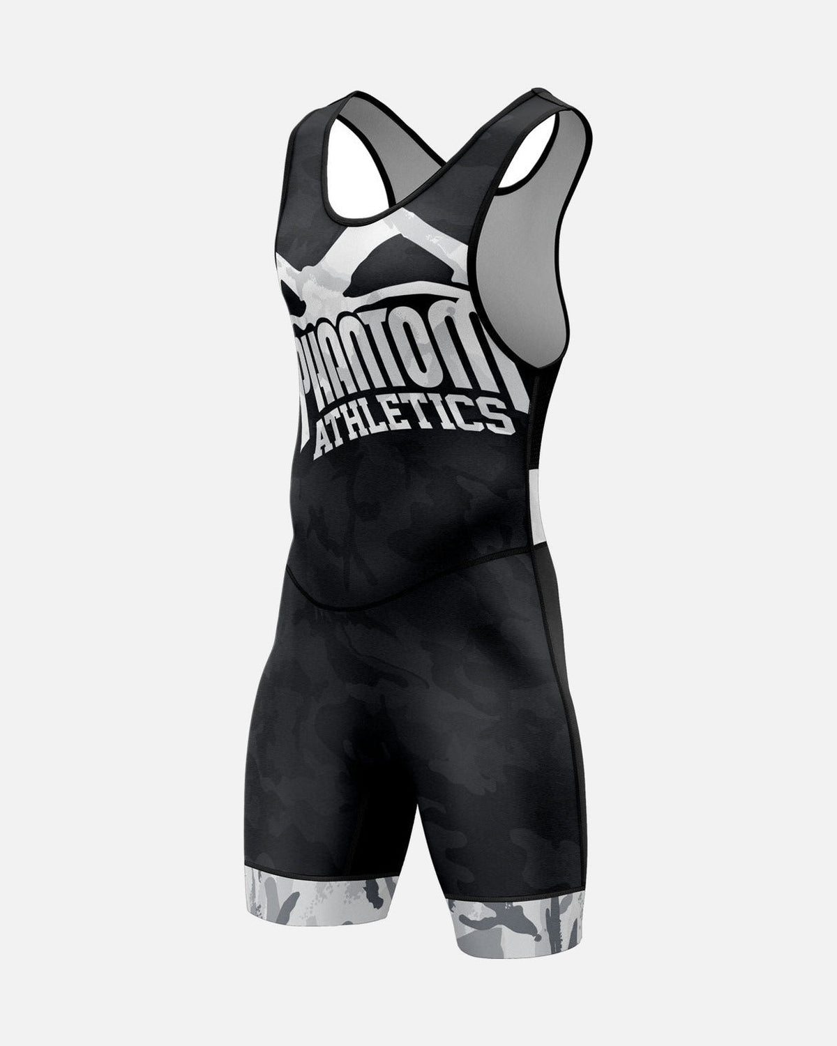 Phantom Athletics Ringersinglet Warfare - Schwarz/Winter Camo