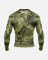 8 WEAPONS Rashguard Hit 2.0 - Oliv/Schwarz