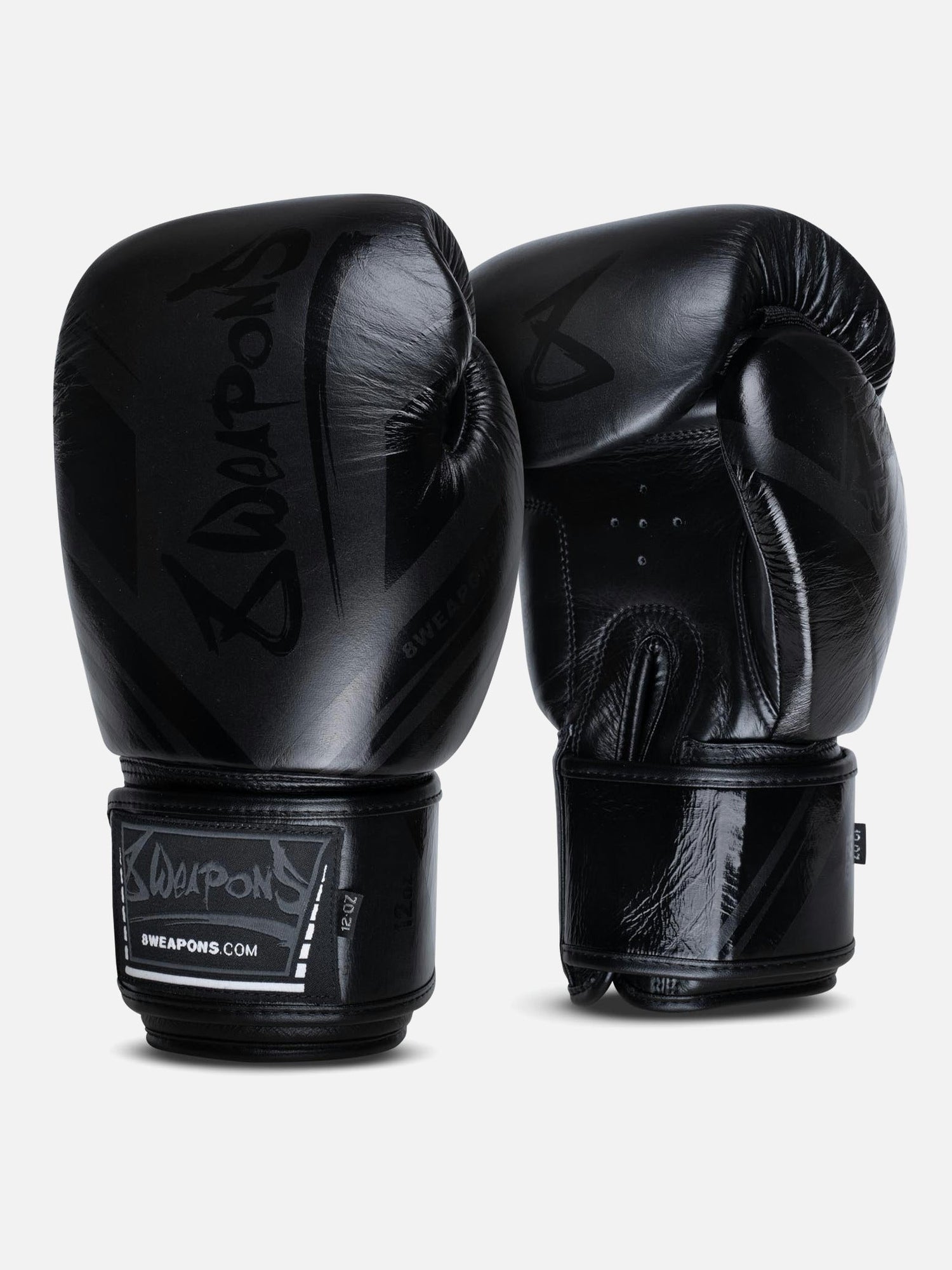 8 WEAPONS Boxhandschuhe Shift - Schwarz Matt
