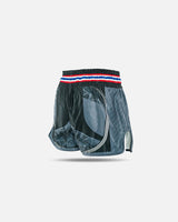 King Pro Boxing Muay Thai Shorts Flag - Schwarz