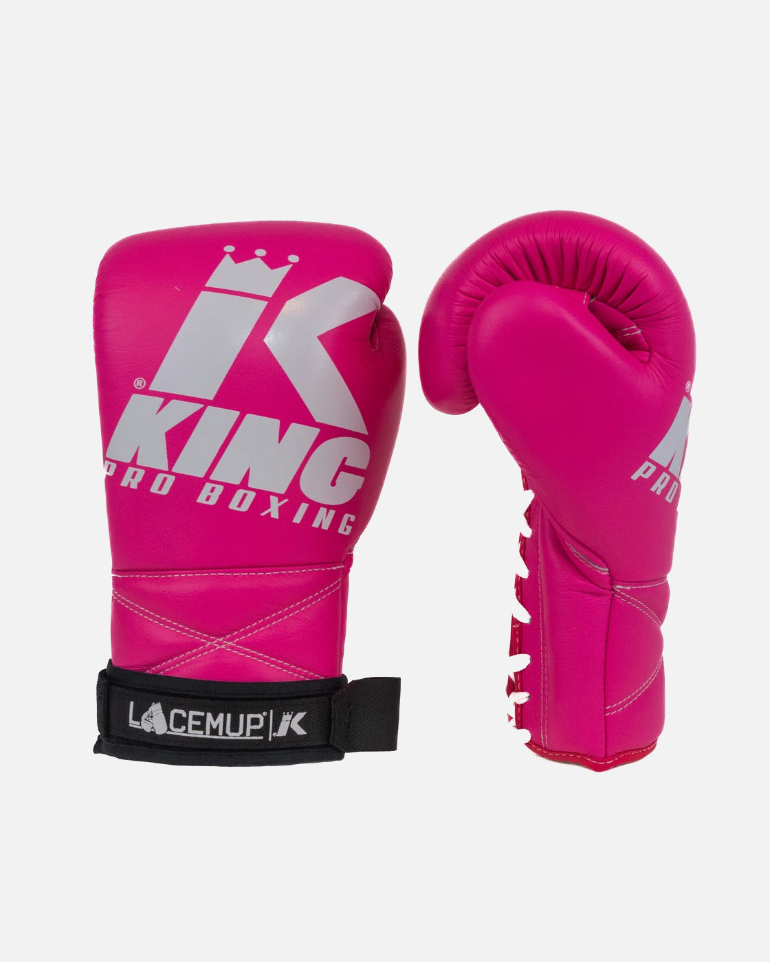 King Pro Boxing Lacemup Schnür-zu-Klett-Konverter - Schwarz