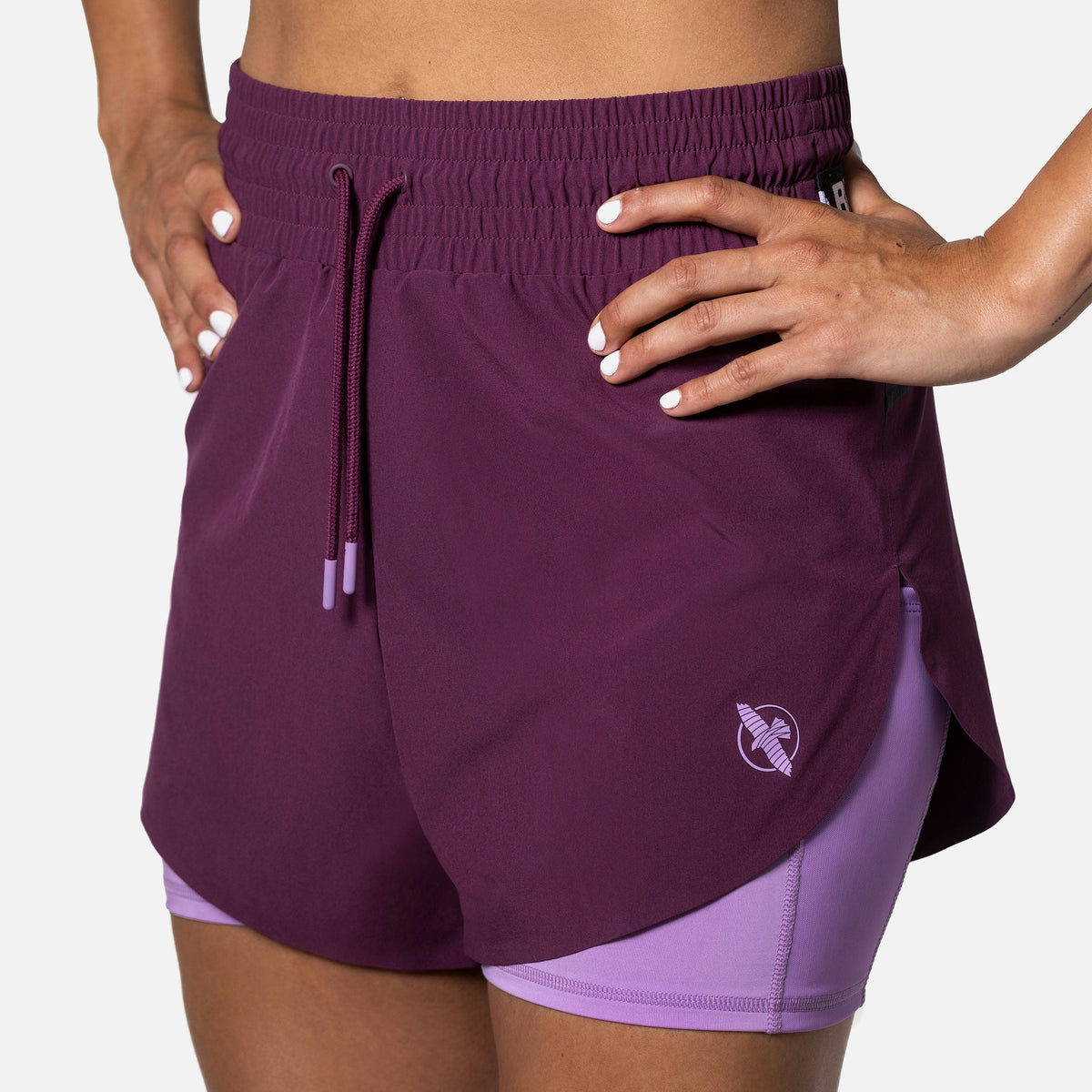 Hayabusa Trainingsshorts Damen - Weinrot