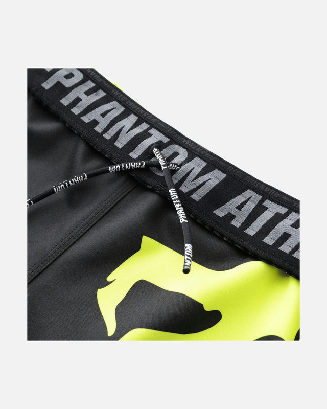 Phantom Athletics Muay Thai Shorts Revolution - Schwarz/Neon