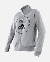 Adidas Trainingsjacke Community Boxing - Grau/Schwarz