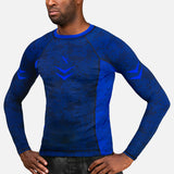 Hayabusa Rashguard Ranked Lange Ärmel - Blau