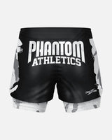 Phantom Athletics MMA Shorts Fusion 2in1 - Grün/Schwarz