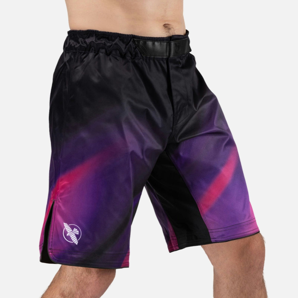 Hayabusa MMA Shorts Apex Nova Herren Lange Ausführung - Lila