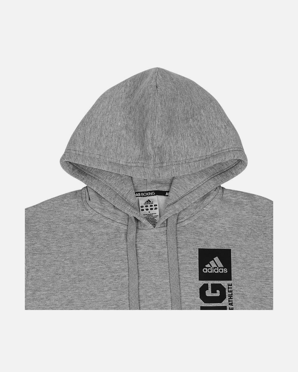 Adidas Hoodie Community Vertical Boxing - Grau/Schwarz