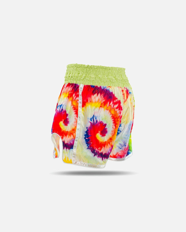 Booster Muay Thai Shorts TBT Swirl - Gelb