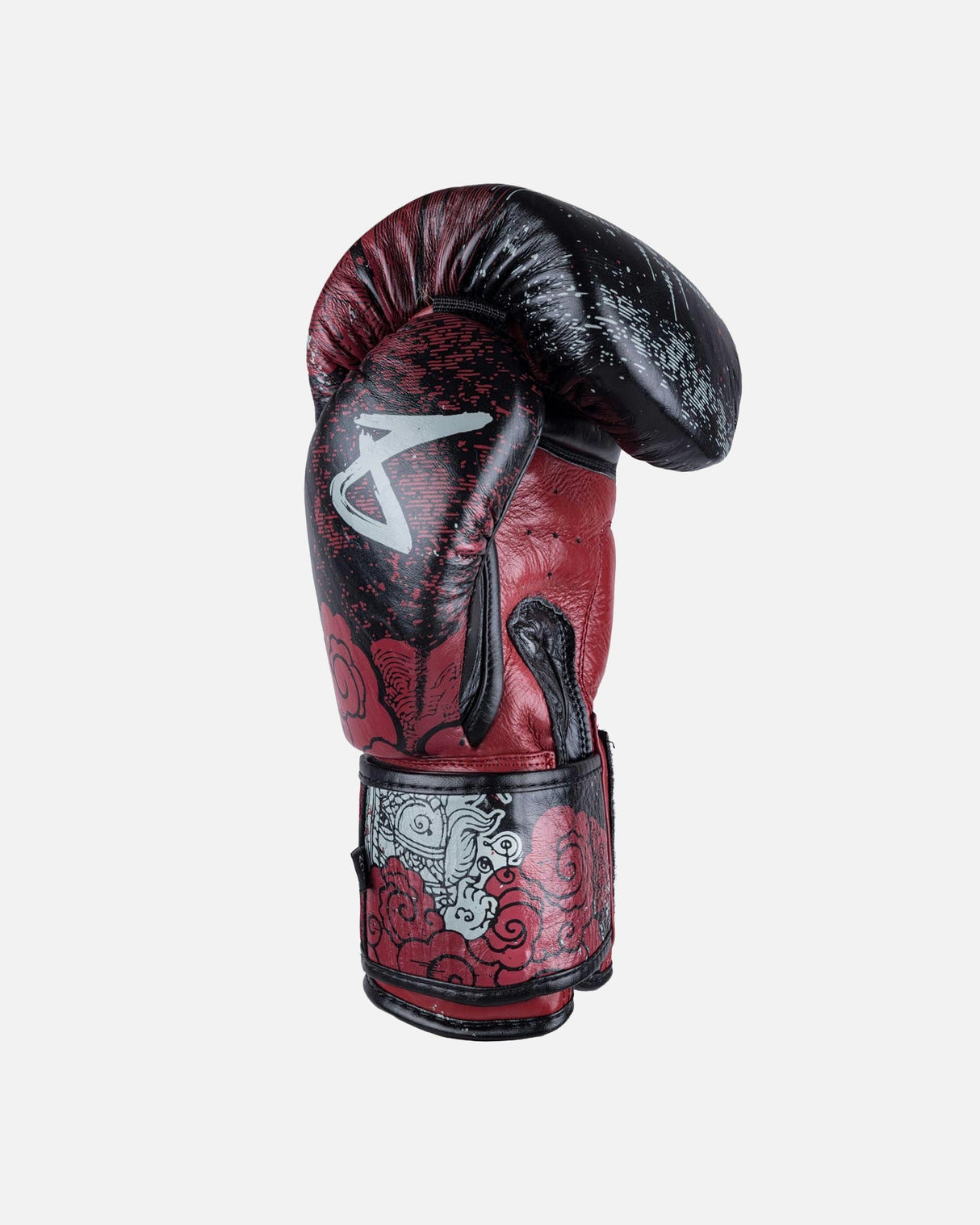 8 WEAPONS Boxhandschuhe Hanuman Yant - Schwarz/Rot