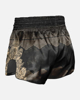 8 WEAPONS Muay Thai Shorts Hanuman - Schwarz/Gold