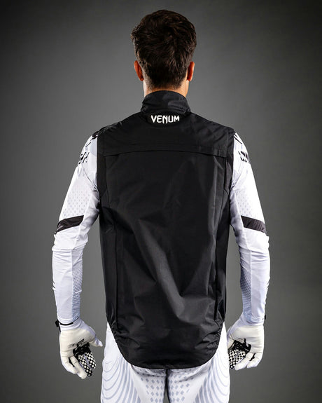 Venum Windbreaker MX Basics Ärmellos - Schwarz/Weiß