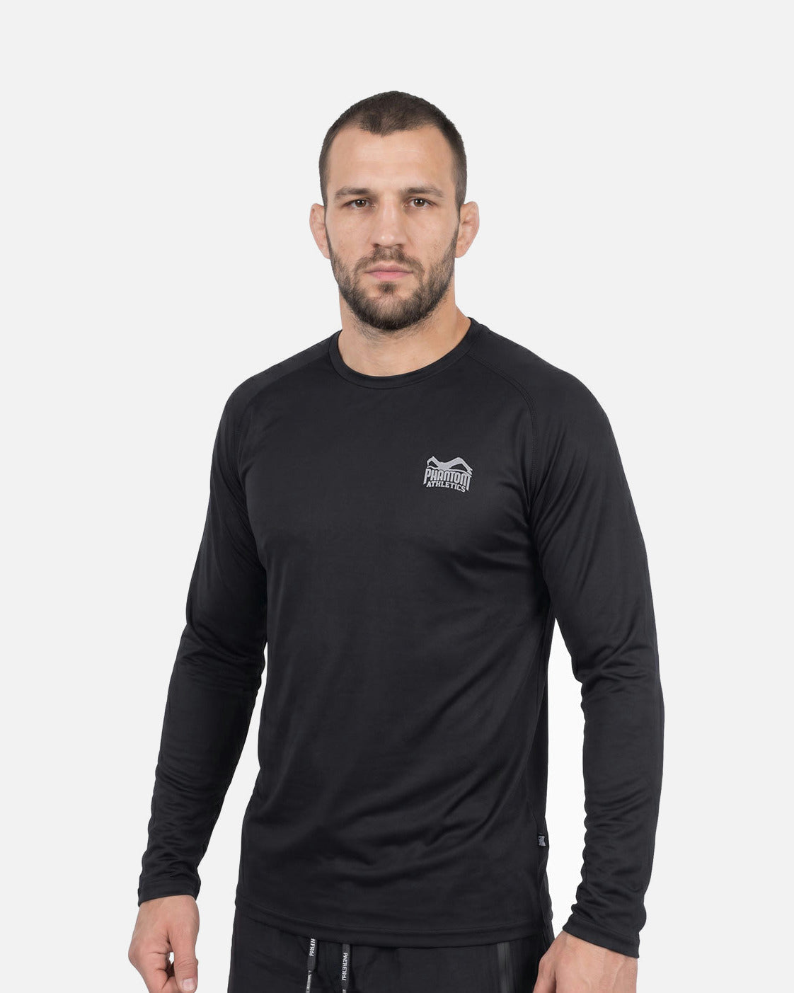 Phantom Athletics Trainingsshirt Tactic-V Lange Ärmel - Schwarz