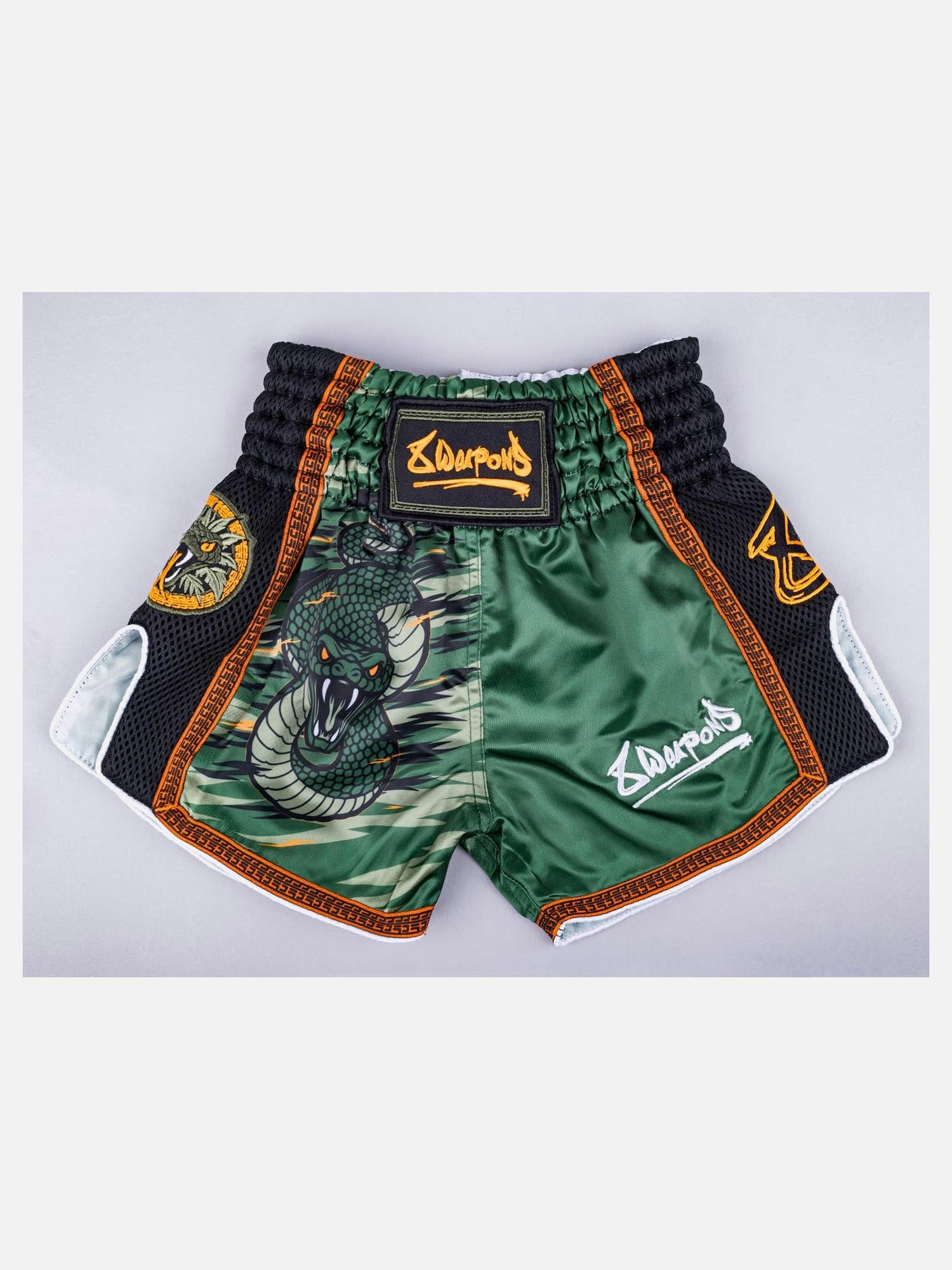 8 WEAPONS Muay-Thai-Shorts Beastial Viper - Khaki