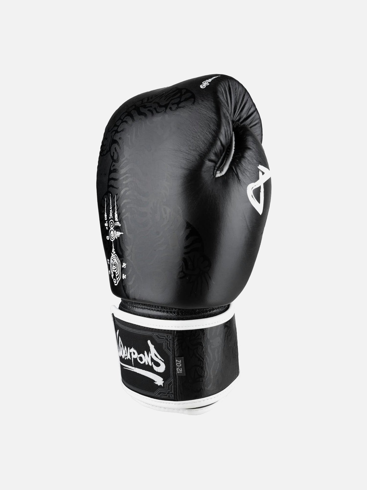 8 WEAPONS Boxhandschuhe Sak Yant Big Tiger - Schwarz