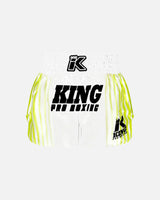 King Pro Boxing Muay Thai Shorts Bloodline - Weiß