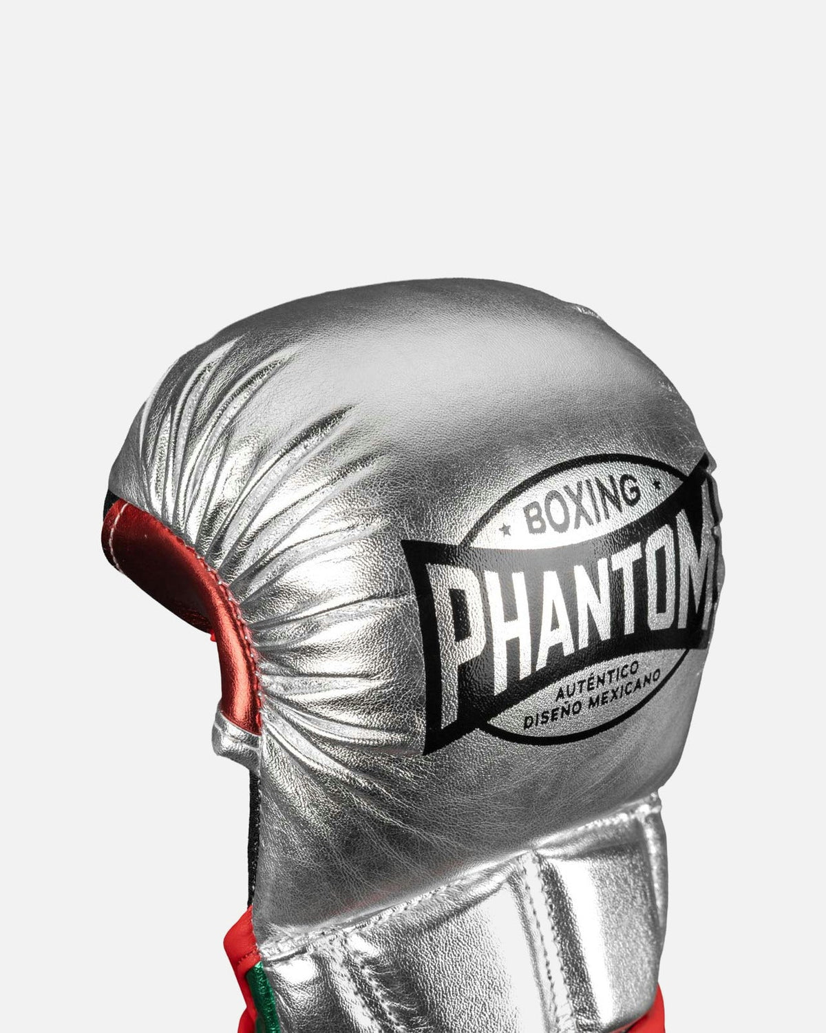 Phantom Athletics MMA Handschuhe Mexico - Silber/Grün/Rot
