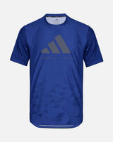 Adidas T-Shirt Tech Line - Dunkelblau/Blau