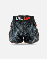 LVL UP Muay Thai Shorts TKO - Schwarz
