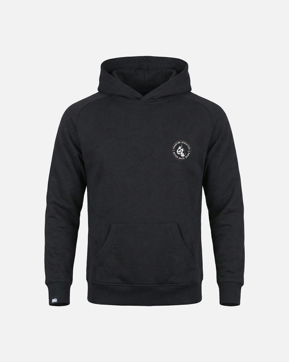 Phantom Athletics Hoodie Never Back Down - Schwarz