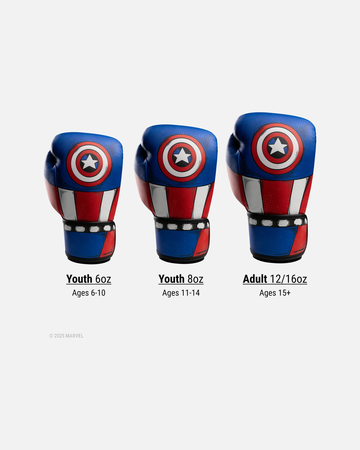 Hayabusa Boxhandschuhe Captain America - Rot/Weiß/Blau