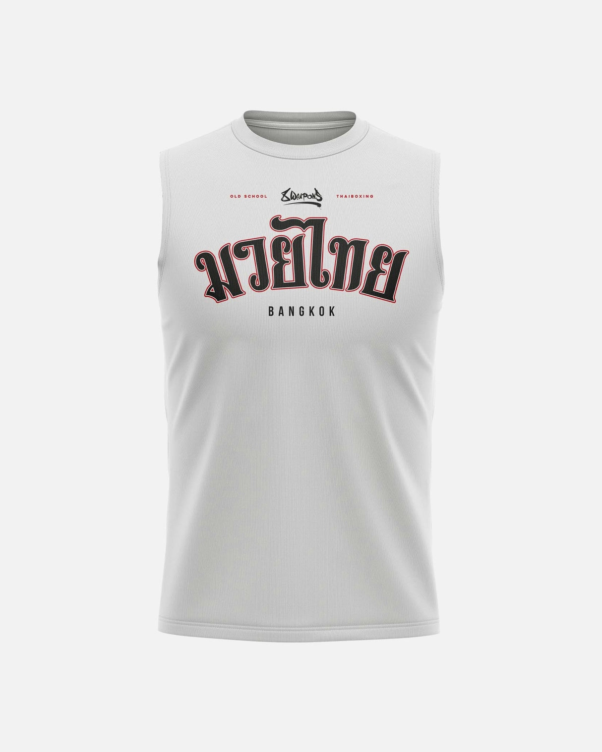 8 WEAPONS Tanktop Bangkok – Weiß/Schwarz