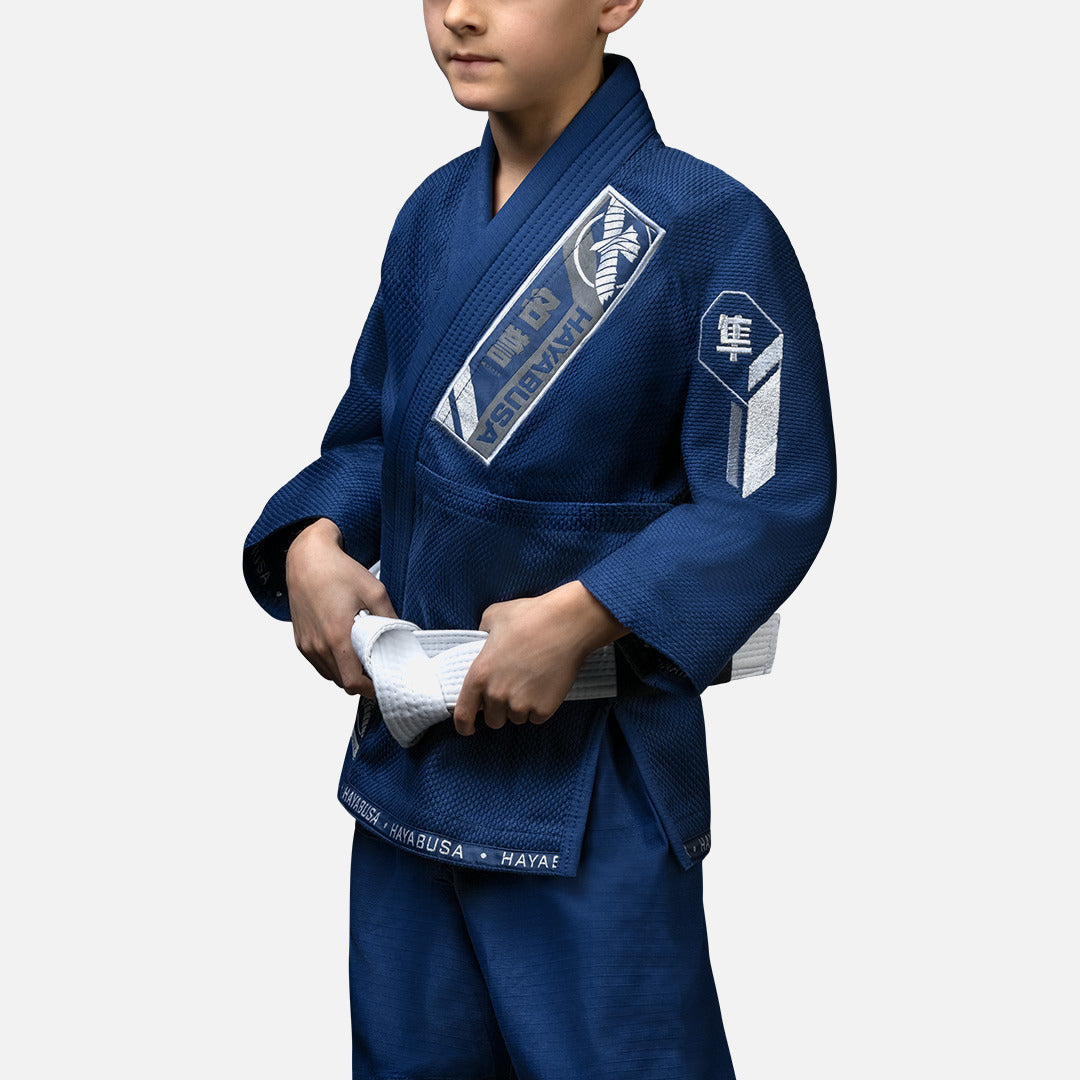 Hayabusa BJJ Gi Ascend Kinder - Marineblau