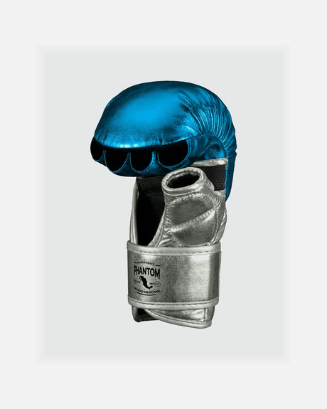 Phantom Athletics MMA Handschuhe Mexico - Hellblau/Silber