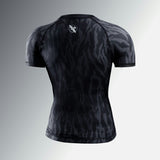 Hayabusa Rashguard Apex Vantage Kurzarm Damen - Schwarz