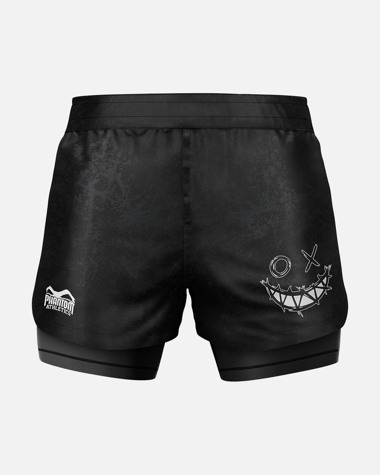 Phantom Athletics MMA Shorts Fusion 2in1 - Schwarz