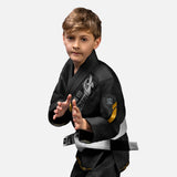 Hayabusa BJJ Gi Ascend Kinder - Schwarz