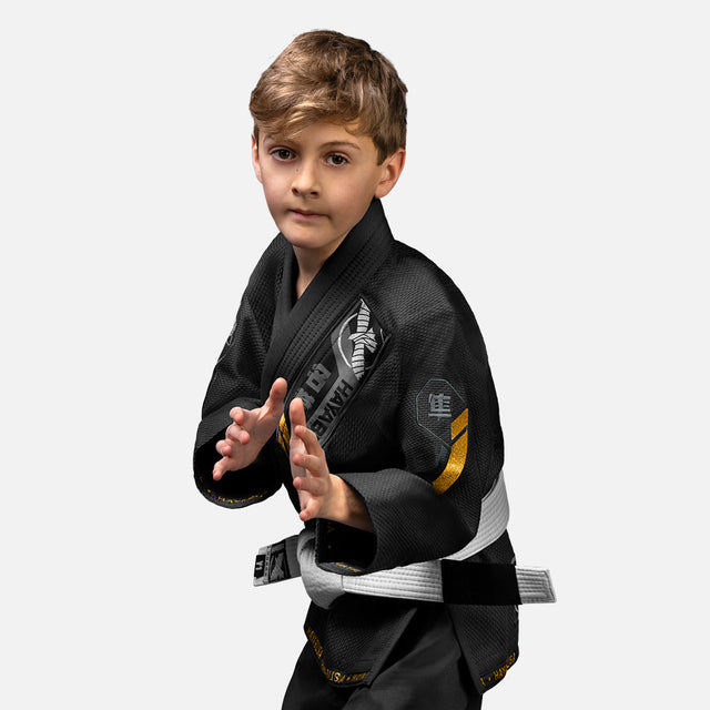 Hayabusa BJJ Gi Ascend Kinder - Schwarz