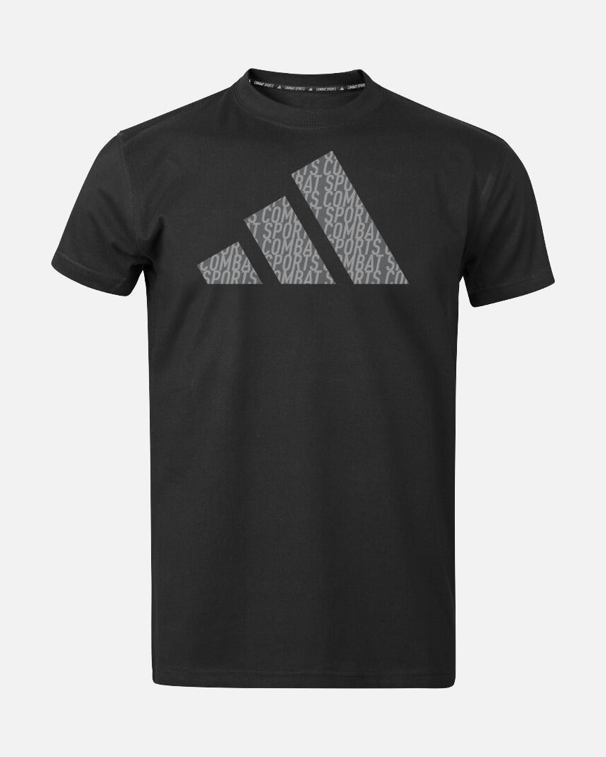 Adidas T-Shirt Perfo Script Graphic - Schwarz